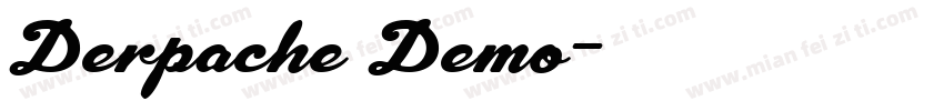 Derpache Demo字体转换